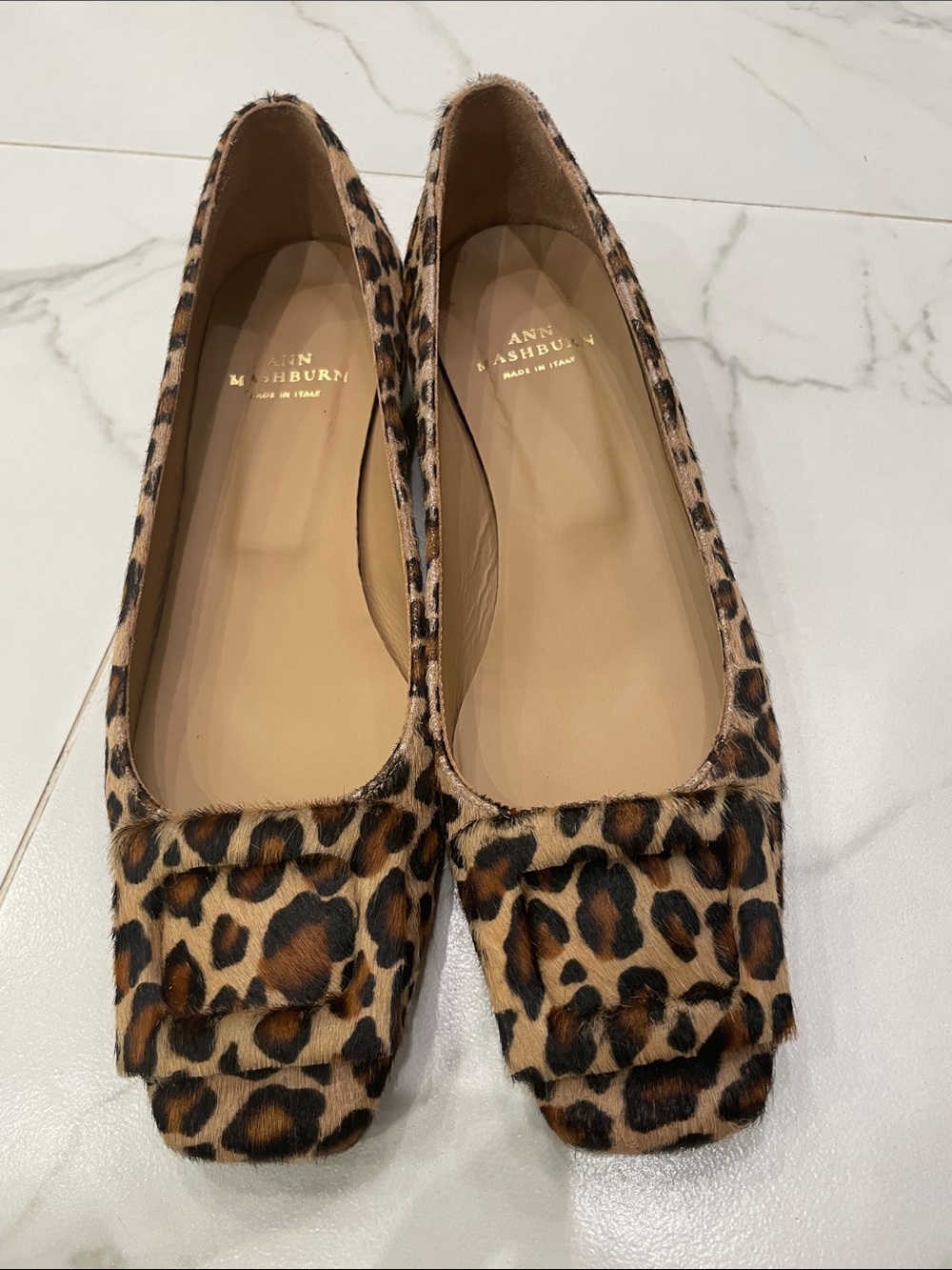 Ann Mashburn buckle flats
